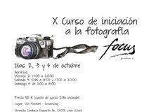 X Curso de iniciación a la fotografía