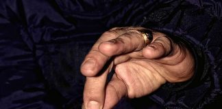 Noche congelando el movimiento