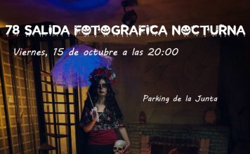 78 Salida fotográfica nocturna, preparando Halloween