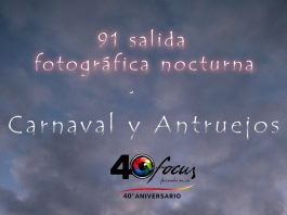 ¡¡¡91 Salida fotográfica nocturna de Carnaval!!!