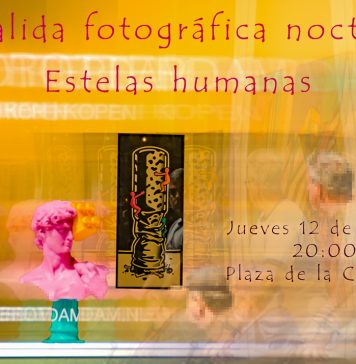 92 salida fotográfica nocturna. Estelas humanas